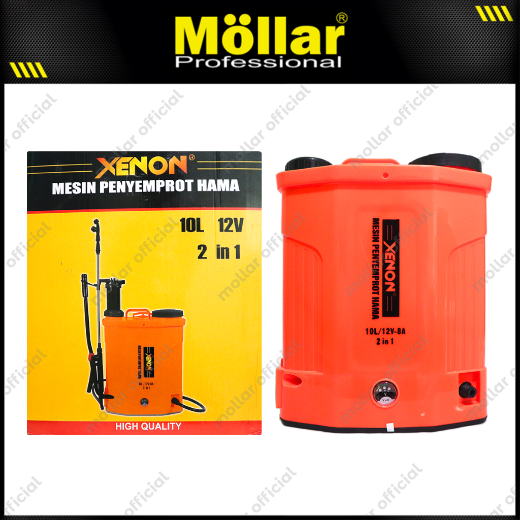 XENON XN1008A2 2 in 1 Mesin Semprotan Hama 10 Liter Sprayer Elektrik 12V Manual