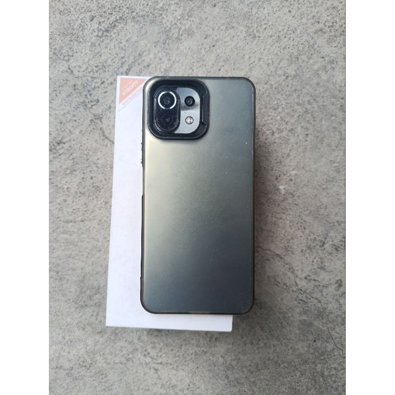 mi 11 lite 6/128 hp+dosbok kondisi matot