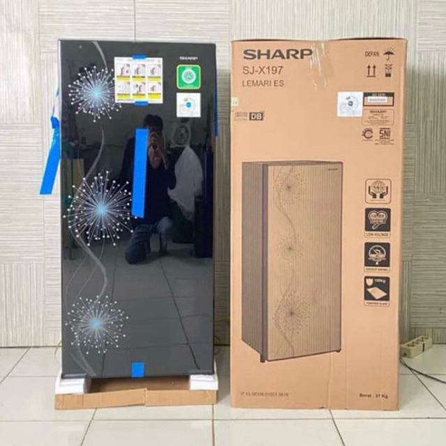 Kulkas SHARP 1pintu/Pendingin minuman
