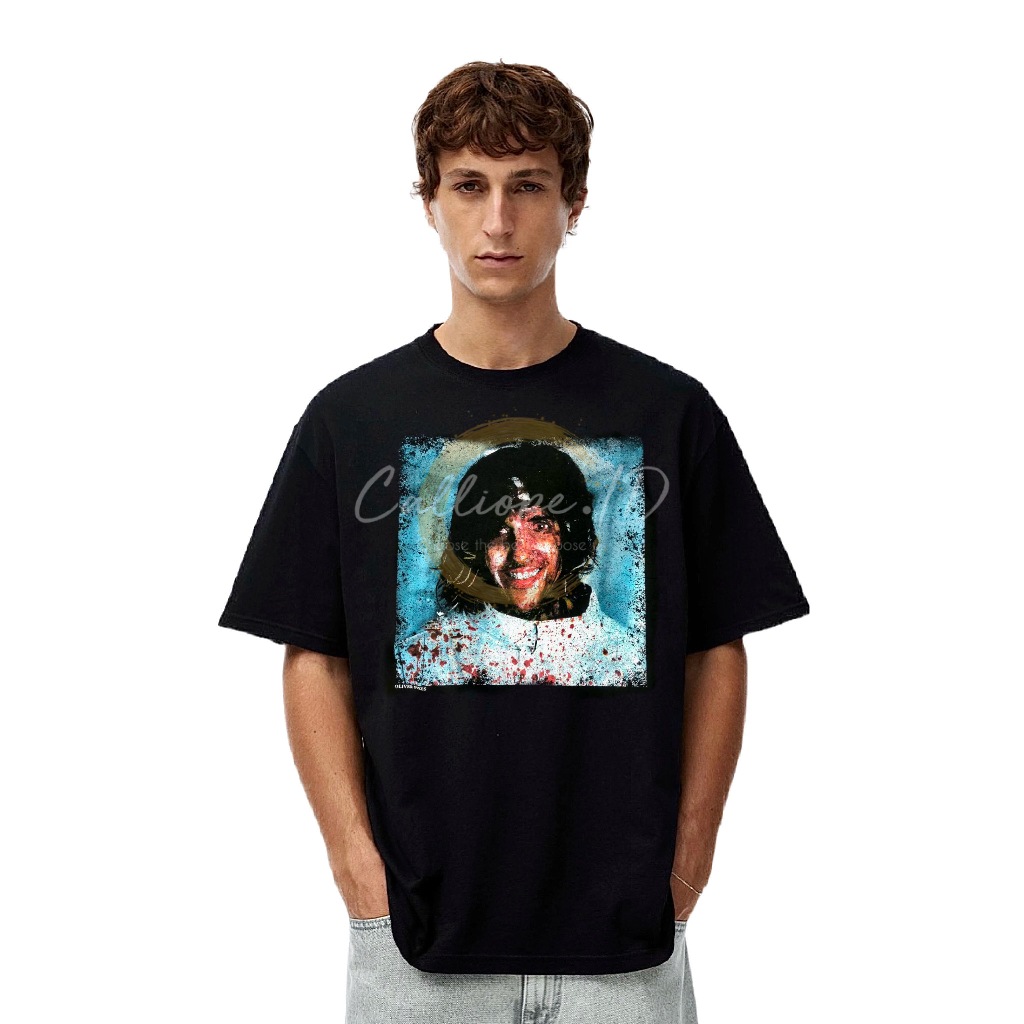 Kaos Band Merch P&B BMTH Oliver Sykes (Unisex) Combed Tshirt Oversize