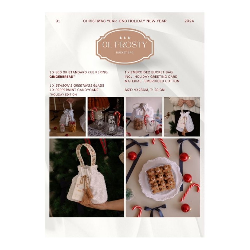 

01 - FROSTY Bucket Bag - Hampers Natal - Christmas Hampers