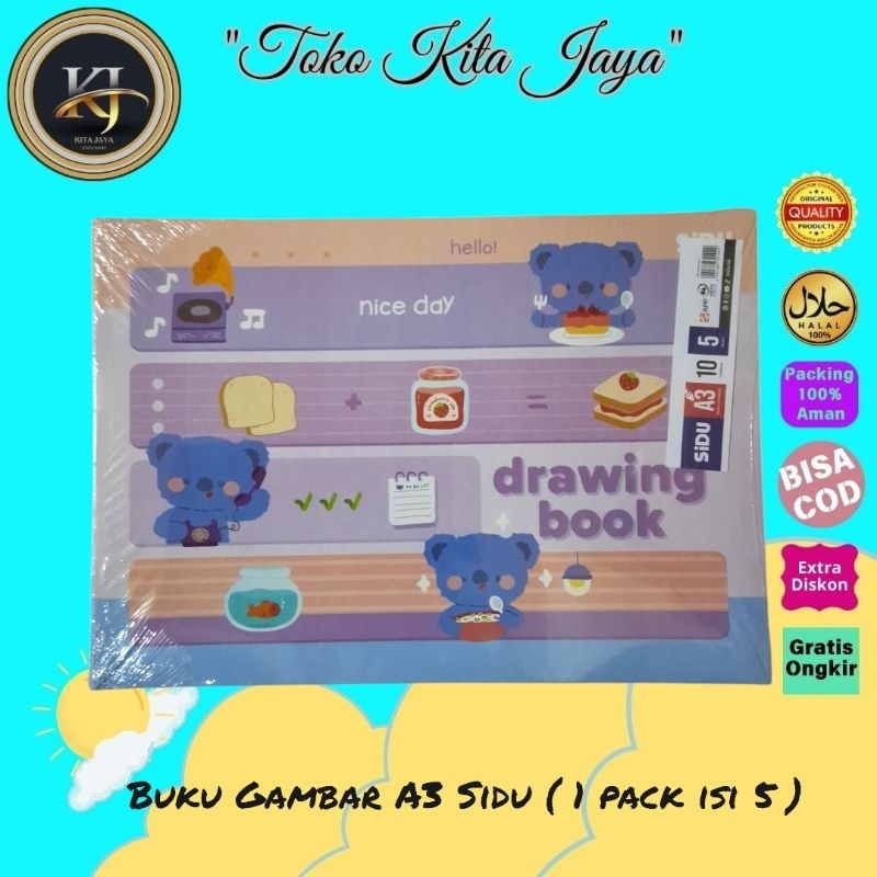 

Buku Gambar SIDU A3 ( 1 pack isi 5 )