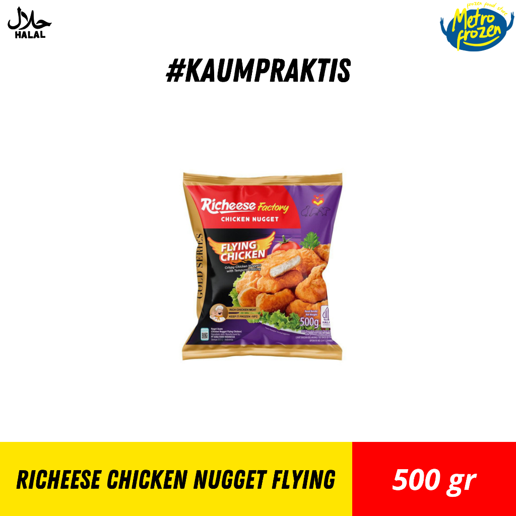 

RICHEESE Factory Chicken Nugget Flying 500gr