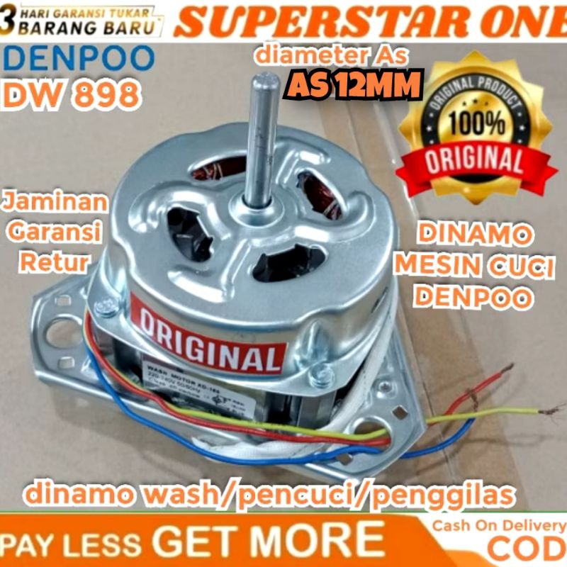 Dinamo wash/motor pencuci mesin cuci denpoo DW 898/DW-898/DW-1190