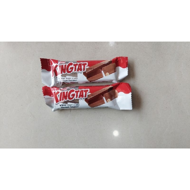 

Elvan Kingtat Crispy wafer fingers Hazelnut&Cocoa 18G Per pcs