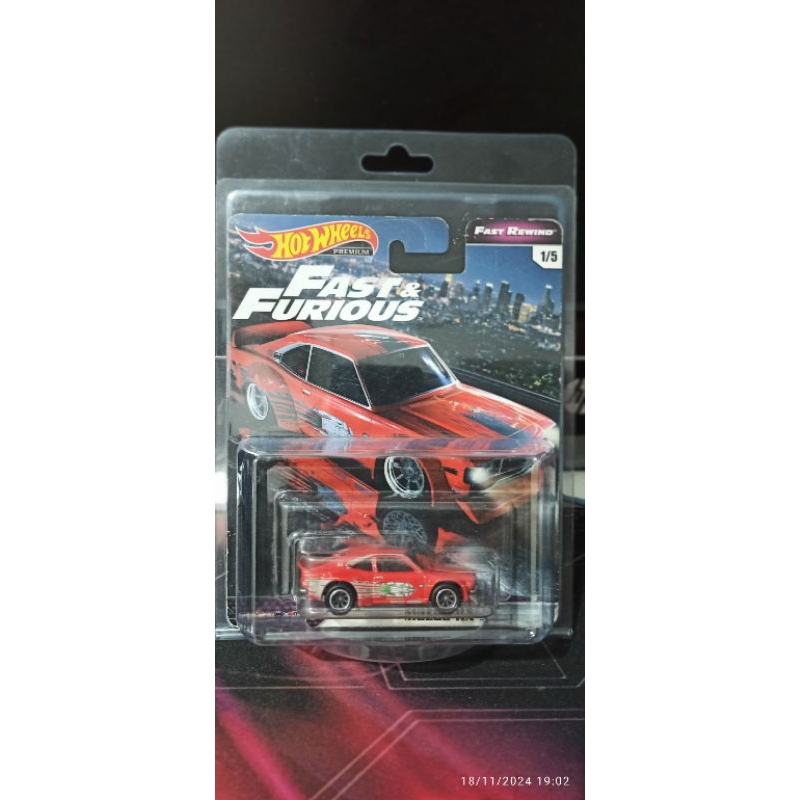 Hotwheels Premium Fast Rewind Fast & Forius Mazda RX-3