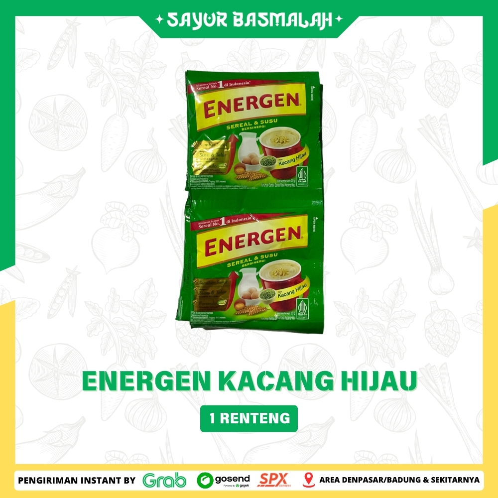 

Energen Kacang Hijau 1 Renteng - Sayur Basmalah