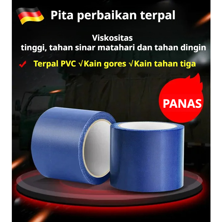 ⚡【Dikeluarkan Dalam 24 Jam】⚡Pita Perbaikan Terpal Khusus/Pita Terpal Terlaris/Pita Perbaikan Pisau/P