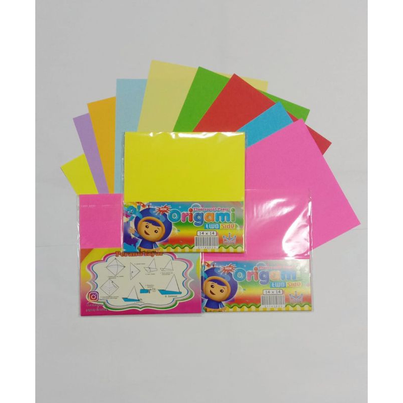 

Kertas Origami/kertas lipat 2 sisi 14 x 14