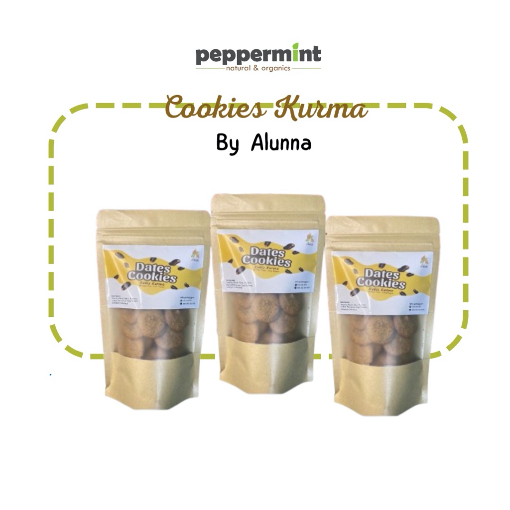 

Alunna Date Cookies ( 70 gr) / Cookiea Sehat Gluten Free