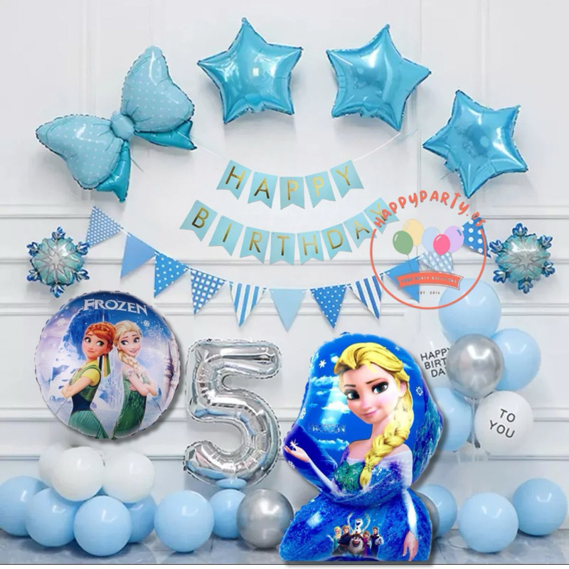 Paket Balon Ulang Tahun Dekorasi Ulang Tahun Frozen