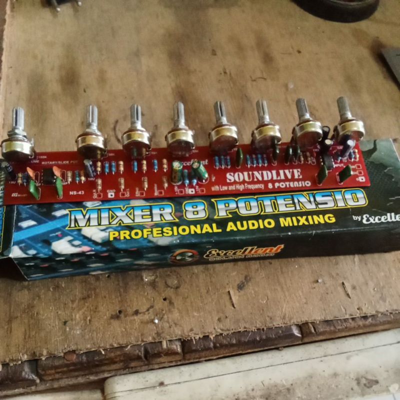 kit mixer 8 potensio