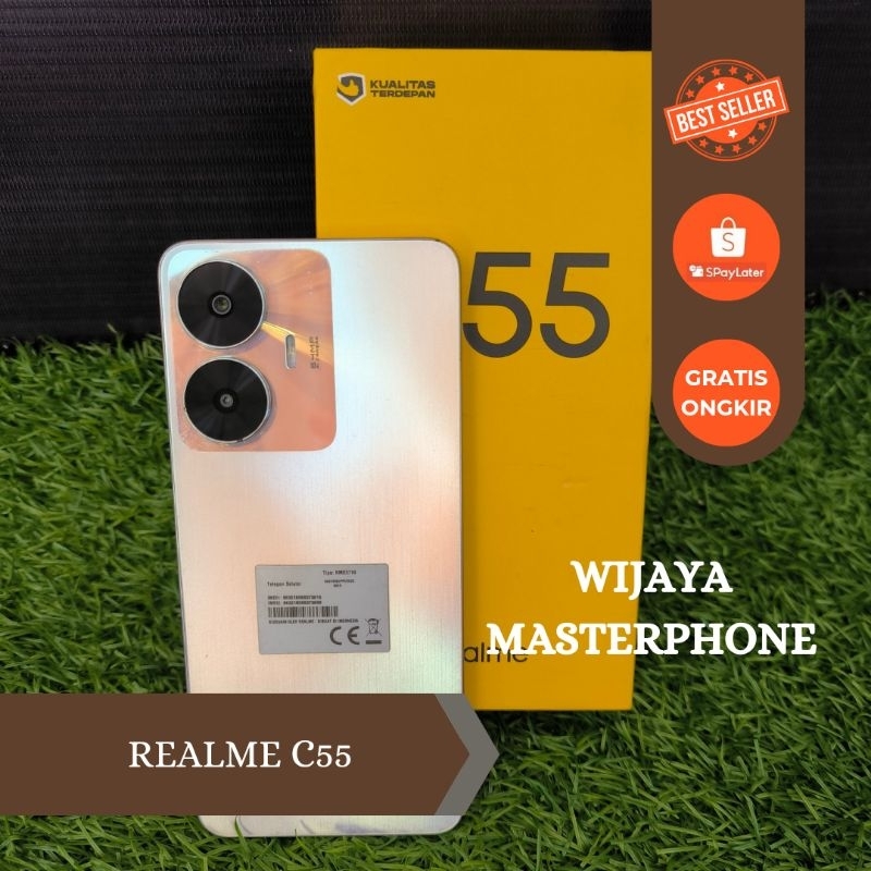 realme C55 Ram 6GB Internal 128GB HP Second Seken Bekas Fullset [murah] hp murah