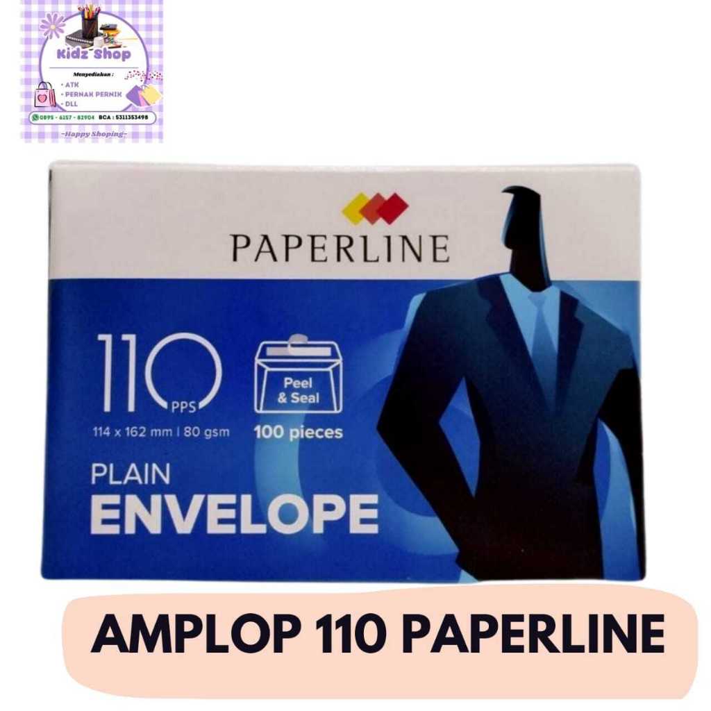 

Amplop Putih Paperline 110 | Isi 100 | (114 X 162 Mm) Amplop Dl Putih Polos Paperline 110 Isi 100 80 Gsm