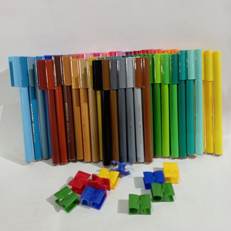 

FABER-CASTELL CONNECTOR PEN 10 warna (spidol warna) / set