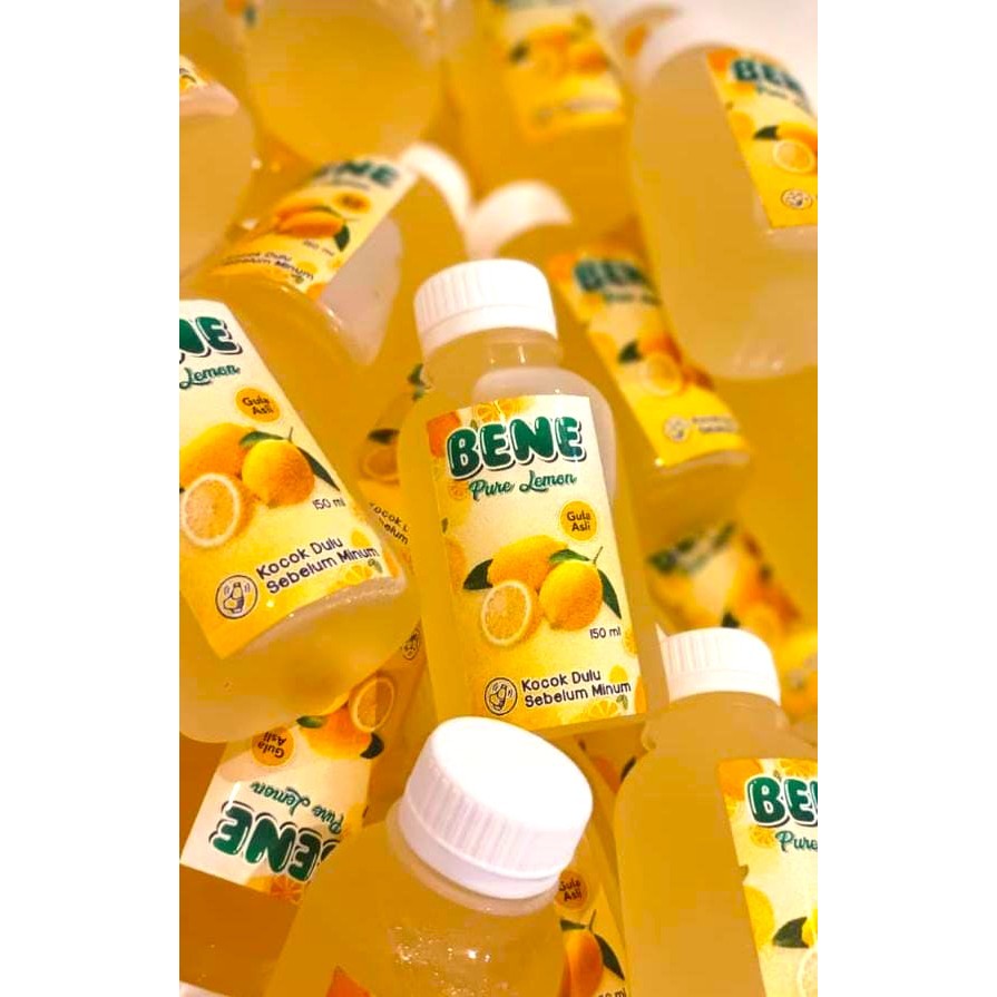 

minuman lemon sari lemon bene 150ml pure lemon