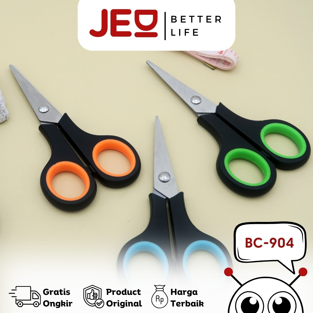 

Gunting Scissors BOSSCO BC-904 4 inch 1 Lembar(12 Pcs)