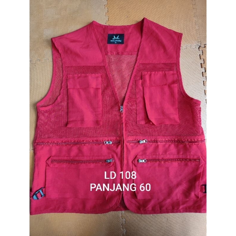 vest / rompi kerja / rompi proyek / rompi parkir XL