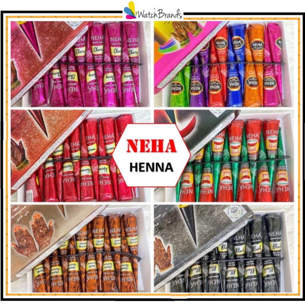 WBS NEHA HENNA PASTE HENNA HALAL BPOM ECERAN Heena Henna Hena Magic Herbal AK067