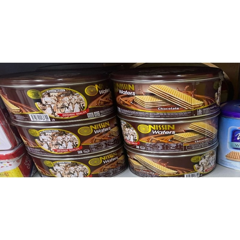 

wafer kaleng Nissin wafer cokelat