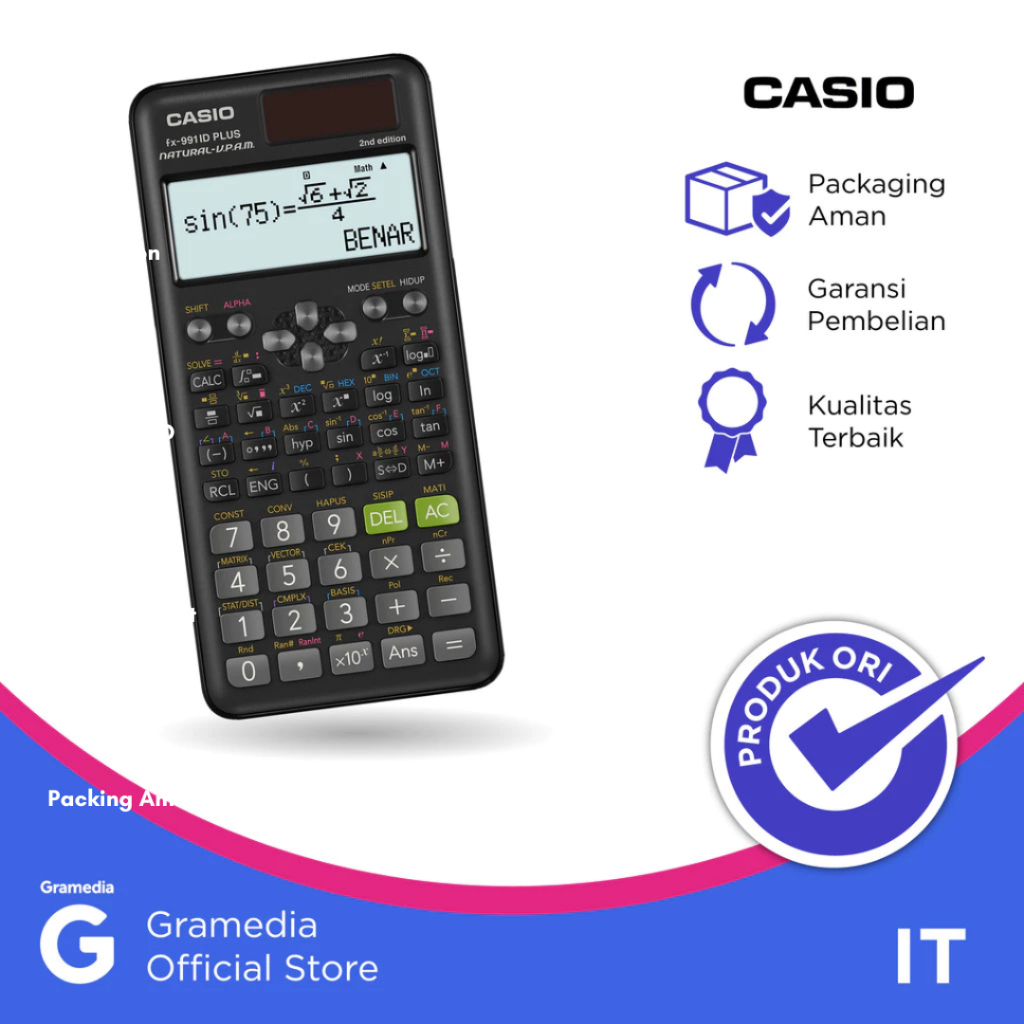 

Gramedia Supratman | Casio Calculator 991 ID PLUS-2