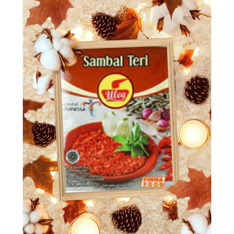 

sambal teri uleg dari finna enak dan nikmat terasa pedasnya