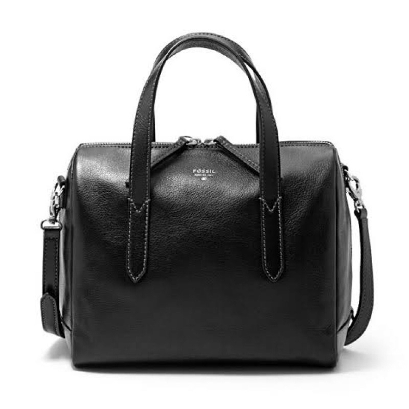 fossil sydney satchel leather