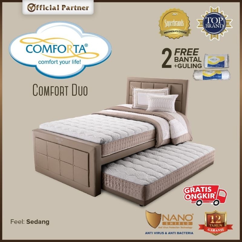 bed dorong sorong 3 in 1 kasur anak latex 120x200