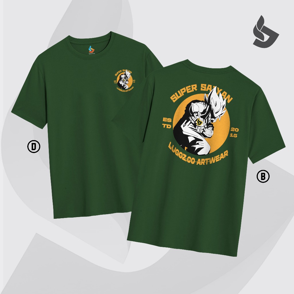 Lugoz T-shirtSuper Saiyan | Kaos Dragon Ball | T-shirt Anime Series