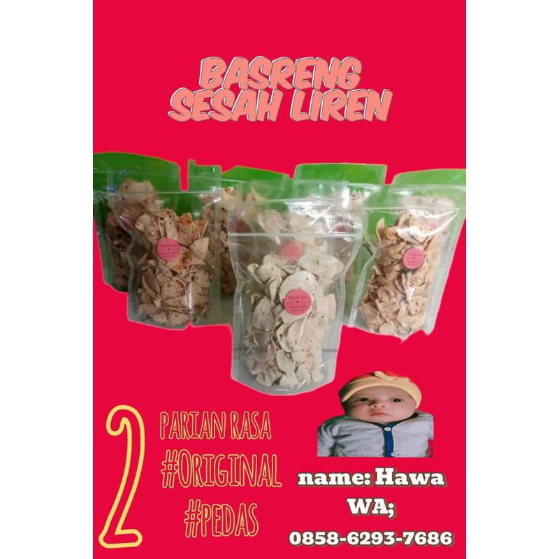 

Basreng pedas daun jeruk isi 100 gram