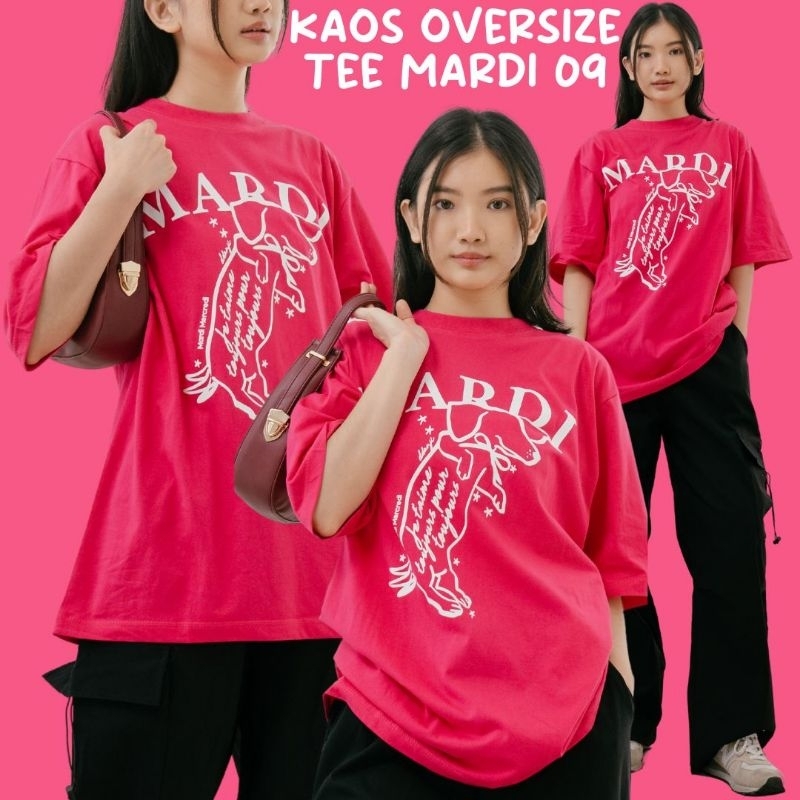 - BANGKOK MEDAN - READY KAOS OVERSIZE TEE MARDI 09 / KAOS OVERSIZE WANITA