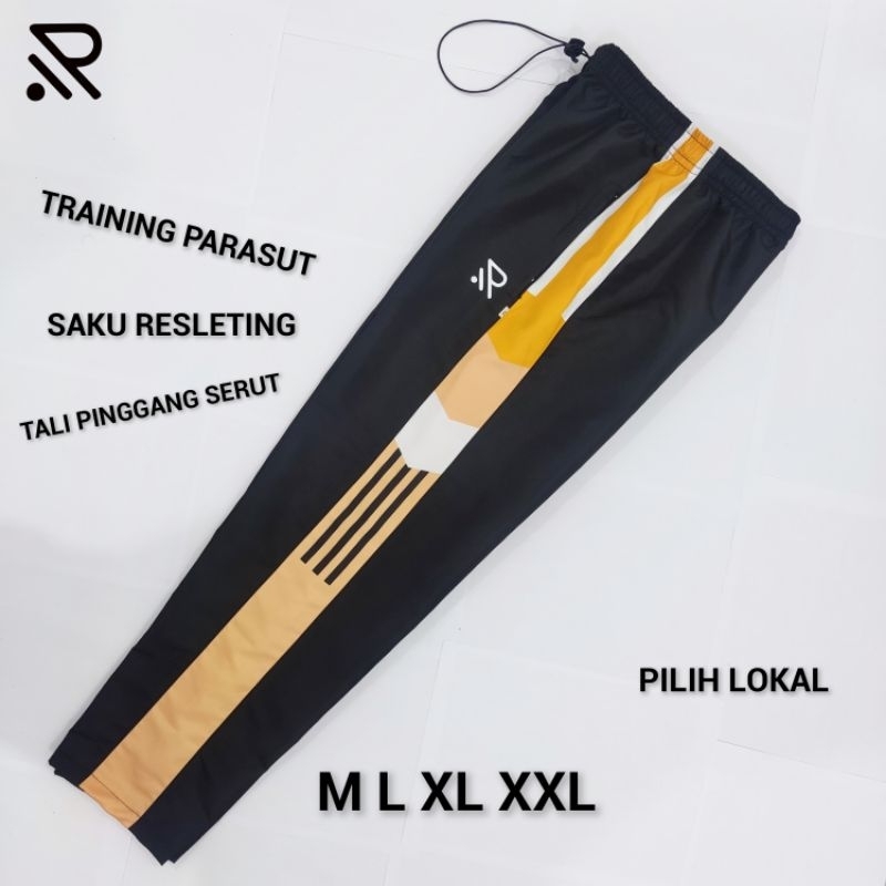 Celana Training Olahraga Wanita Parasut Micro Panjang
