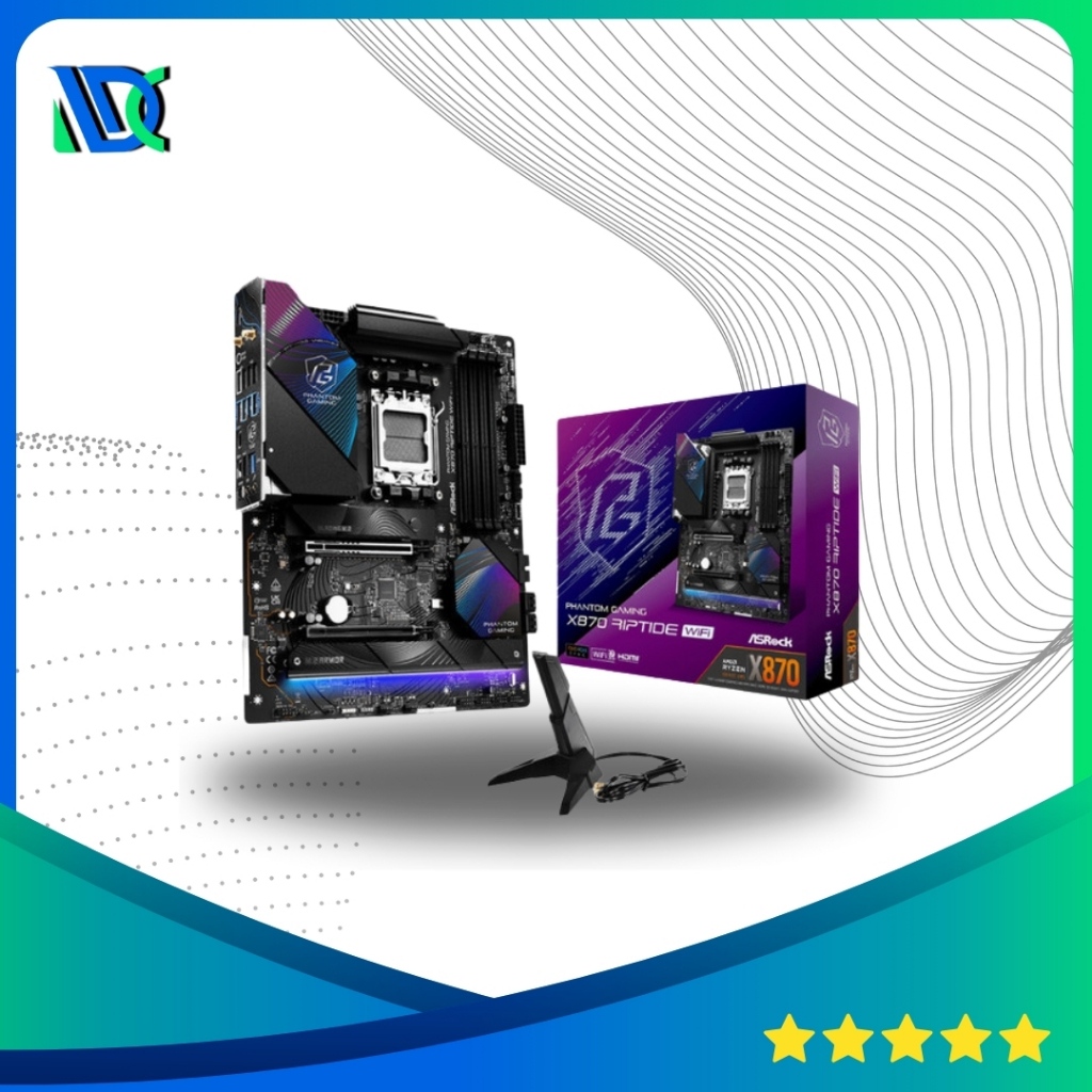 Motherboard ASROCK PG X870 Riptide WiFi (AM5, AMD, X870, DDR5, USB3.2, SATA3)