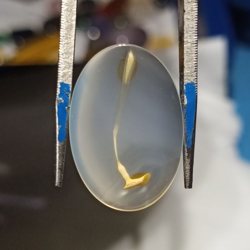 Batu Sodo Lanang - Motit Tongkat GOLF. Bukan Batu Kecubung Wulung Black Opal Yaman Darah Kalimaya Sp