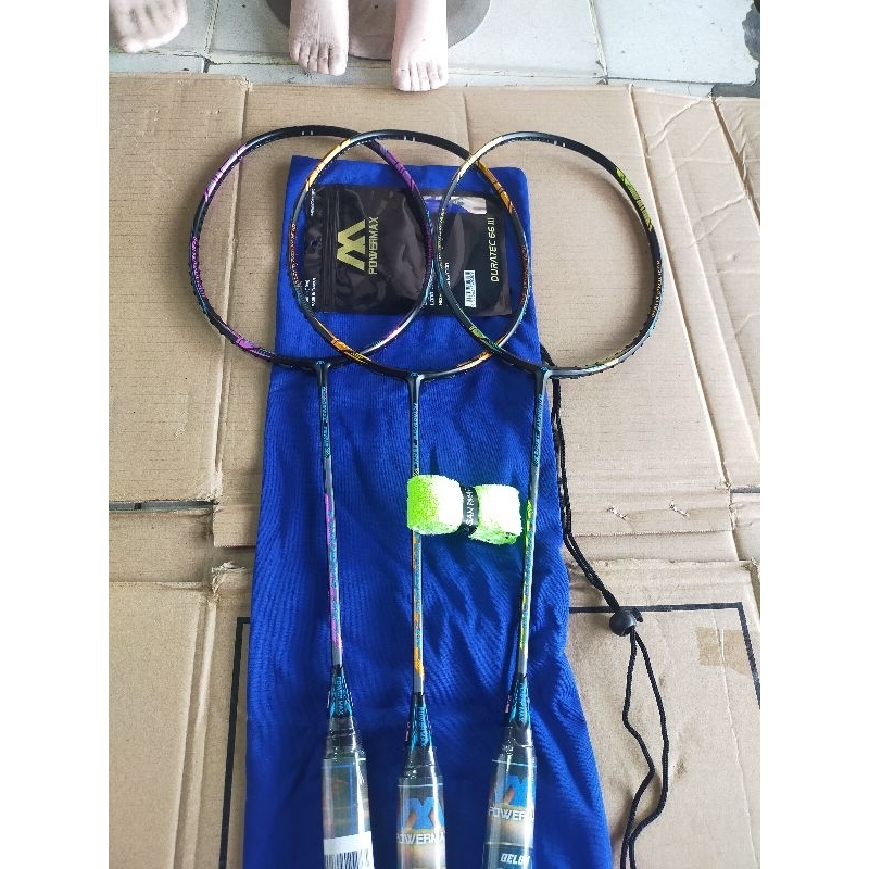 Raket Badminton Power Max Dominate Series Furious 30 Original Full Set