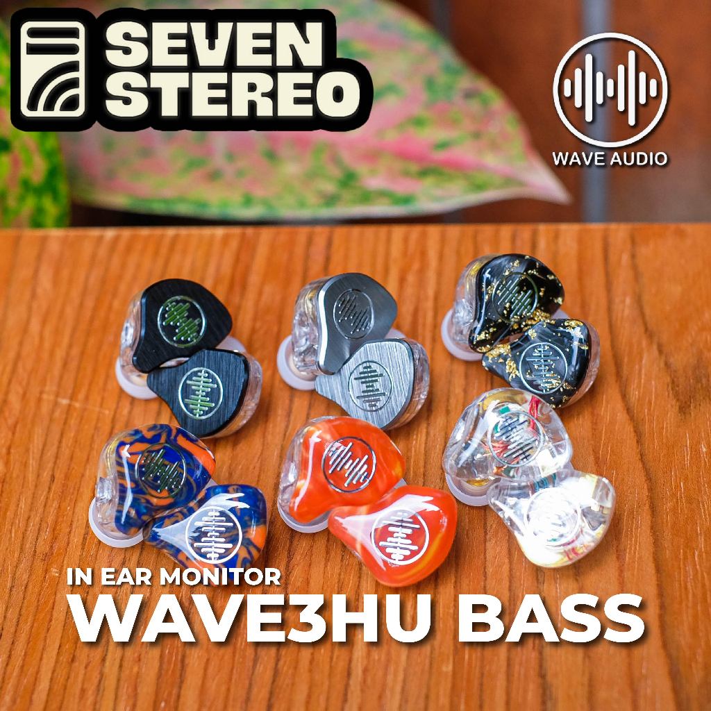 Wave Audio WAVE3HU Bass Edition IEM In Ear Monitor Panggung Triple Driver