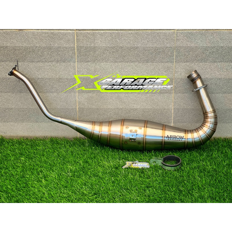 Chamber Arrow (PERUT) Knalpot Ninja R RR SS Stainlees Uk 38-42