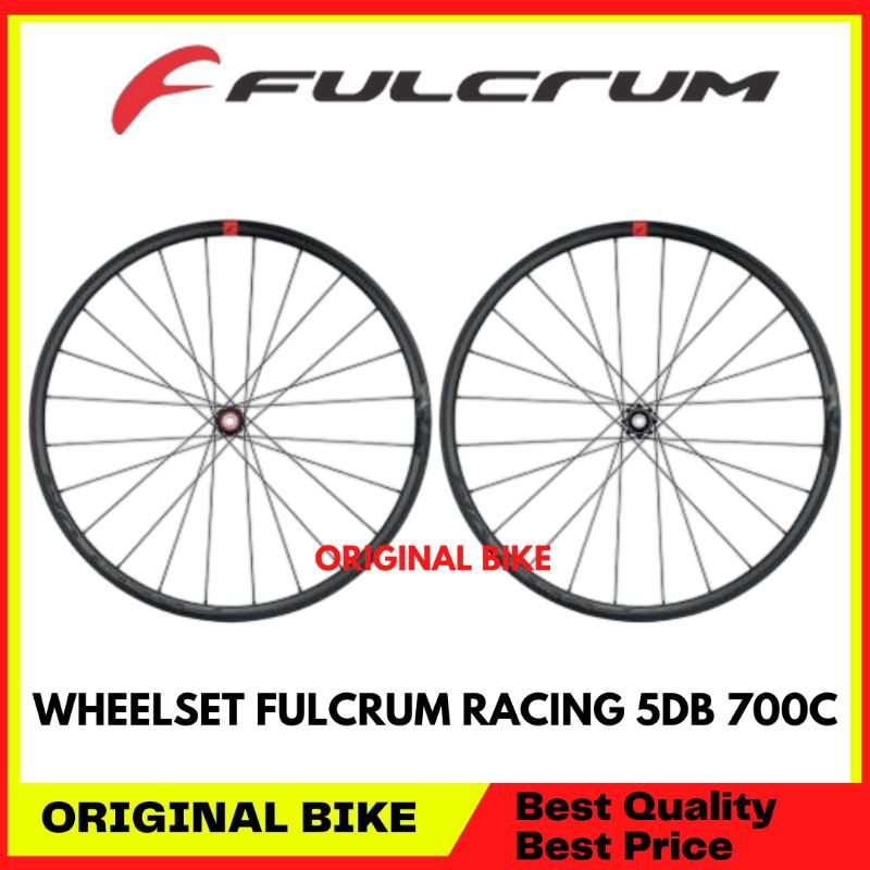 Wheelset Roadbike FULCRUM RACING 5 C20 DISC BRAKE Vleg Sepeda Roadbike