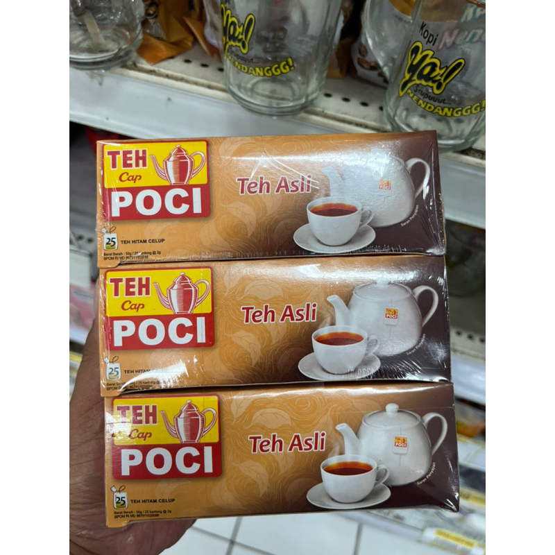

(3 PACK) [PAKET HEMAT] TEH POCI ASLI / TEH CAP POCI / TEH POCI ORIGINAL / BENDET 3 PCS LEBIH MURAH