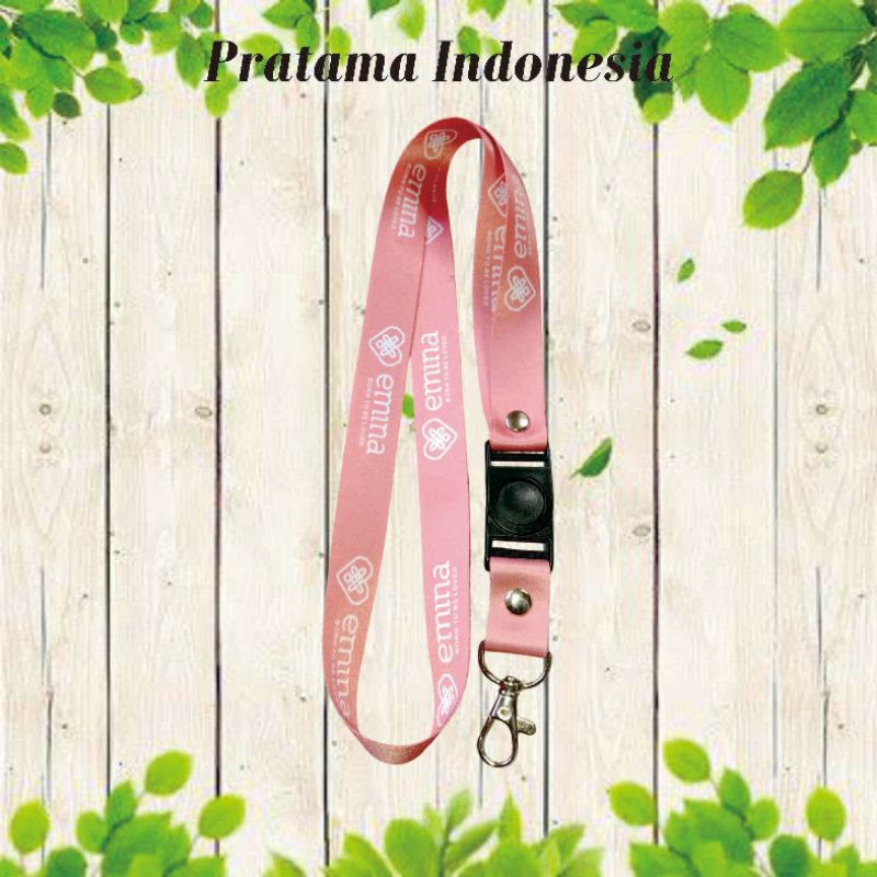 

Tali emina free holder kulit pink stock melimpah