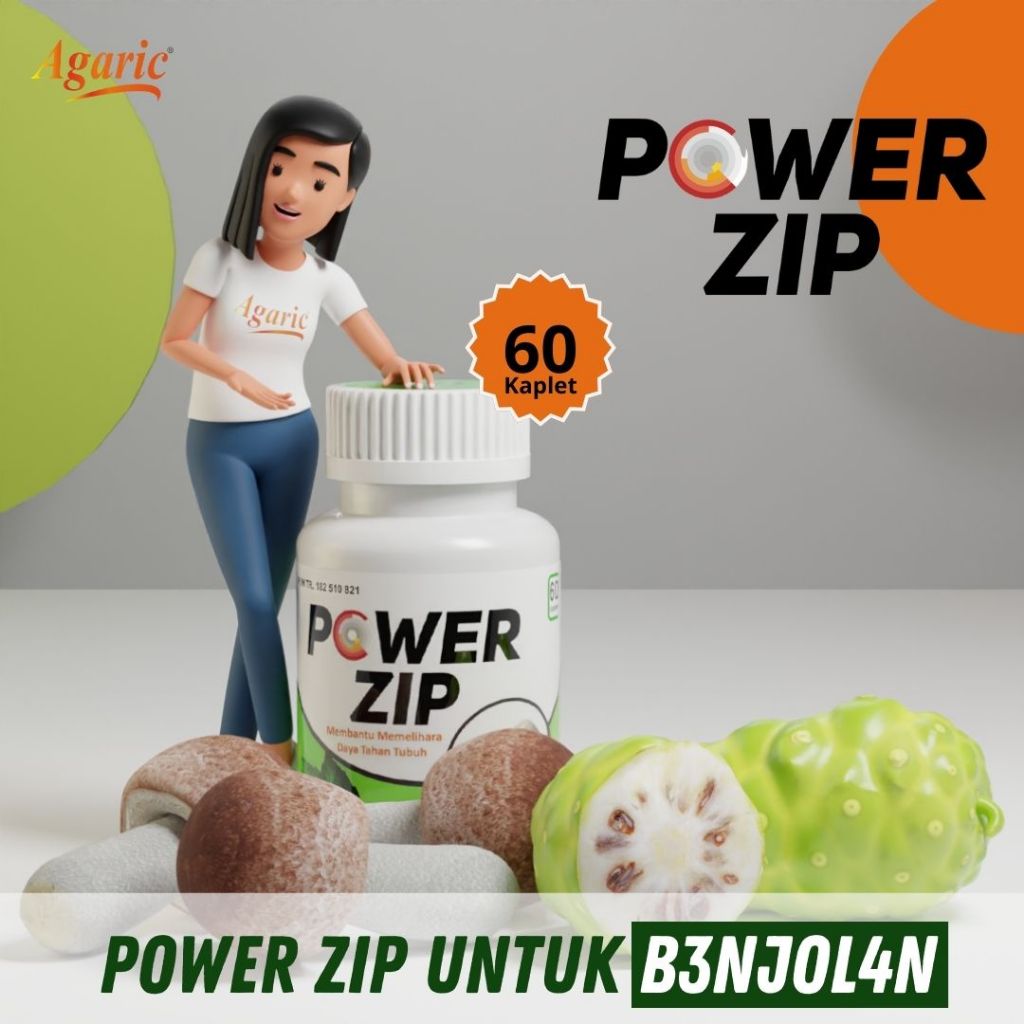 Power Zip Original isi 30 dan 60 Kaplet - Untuk Kista - Untuk Tumor - Untuk Jantung dan Benjolan