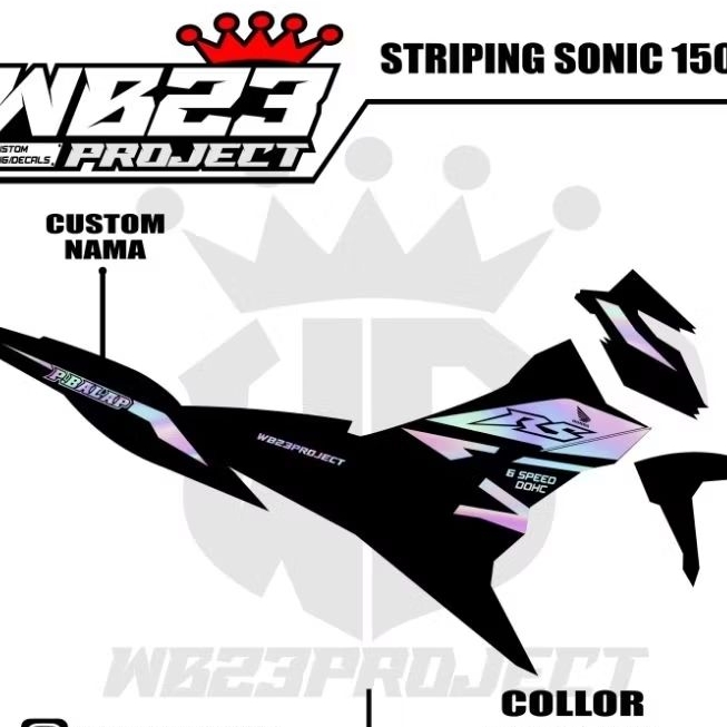 Striping sonic 150r RS