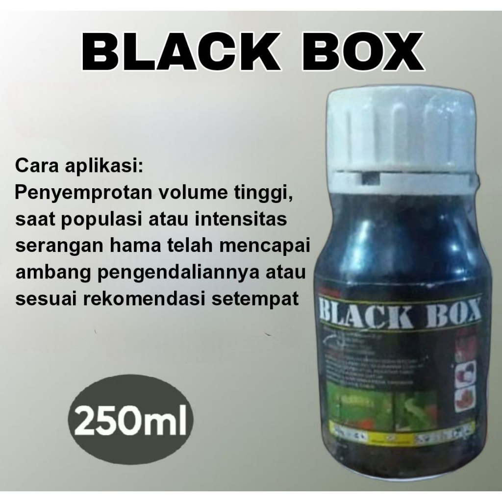 insektisida black box  pembasmi ulat pada cabe lombok bawang Obat Hama Ulat 250 ml