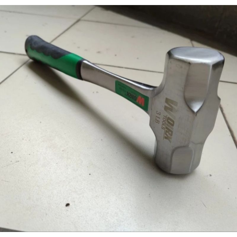 PALU BATU / PALU BOGEM / PALU GODAM Woirx tools 2Lb gagang besi