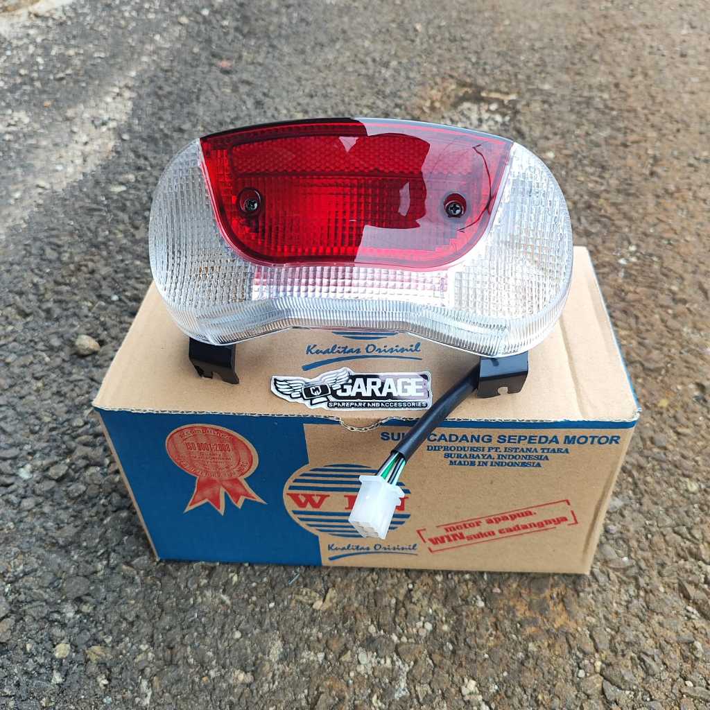 Stoplamp Tornado merah putih lampu stop Belakang fullset Rinting Sein Belakang Suzuki Tornado Shogun