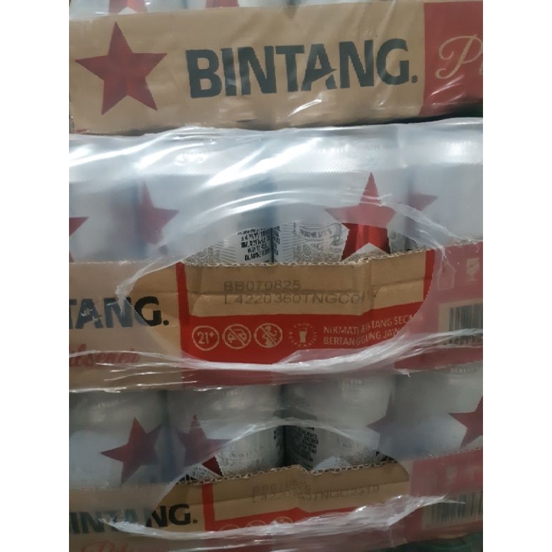 

bintang can 1 box 24x320ml khusus ojol