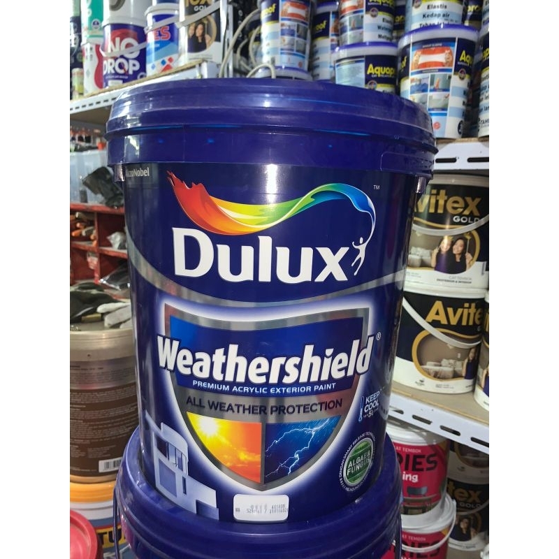 Dulux WeatherShield Warna DOVE 1pail 20liter (-+ 28kg)