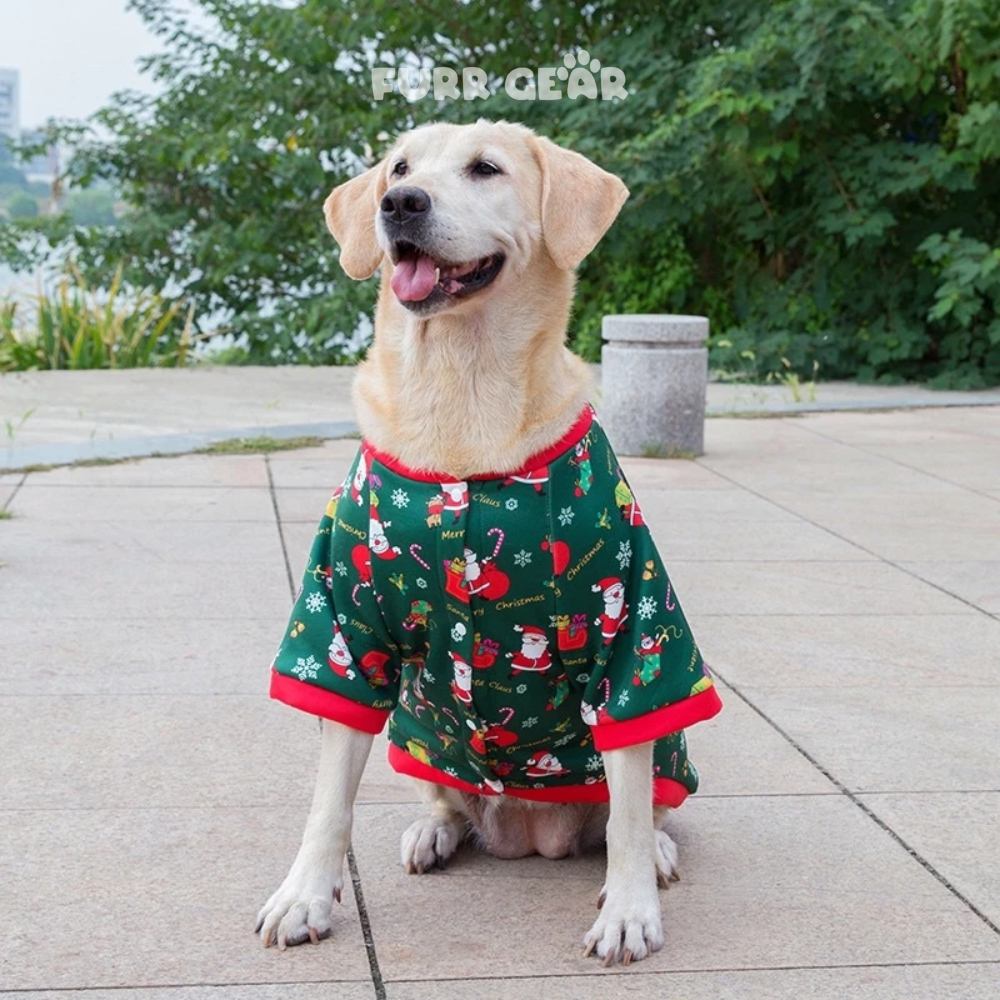 PRE ORDER Christmas Shirt Big Dog | Baju Natal Anjing Besar
