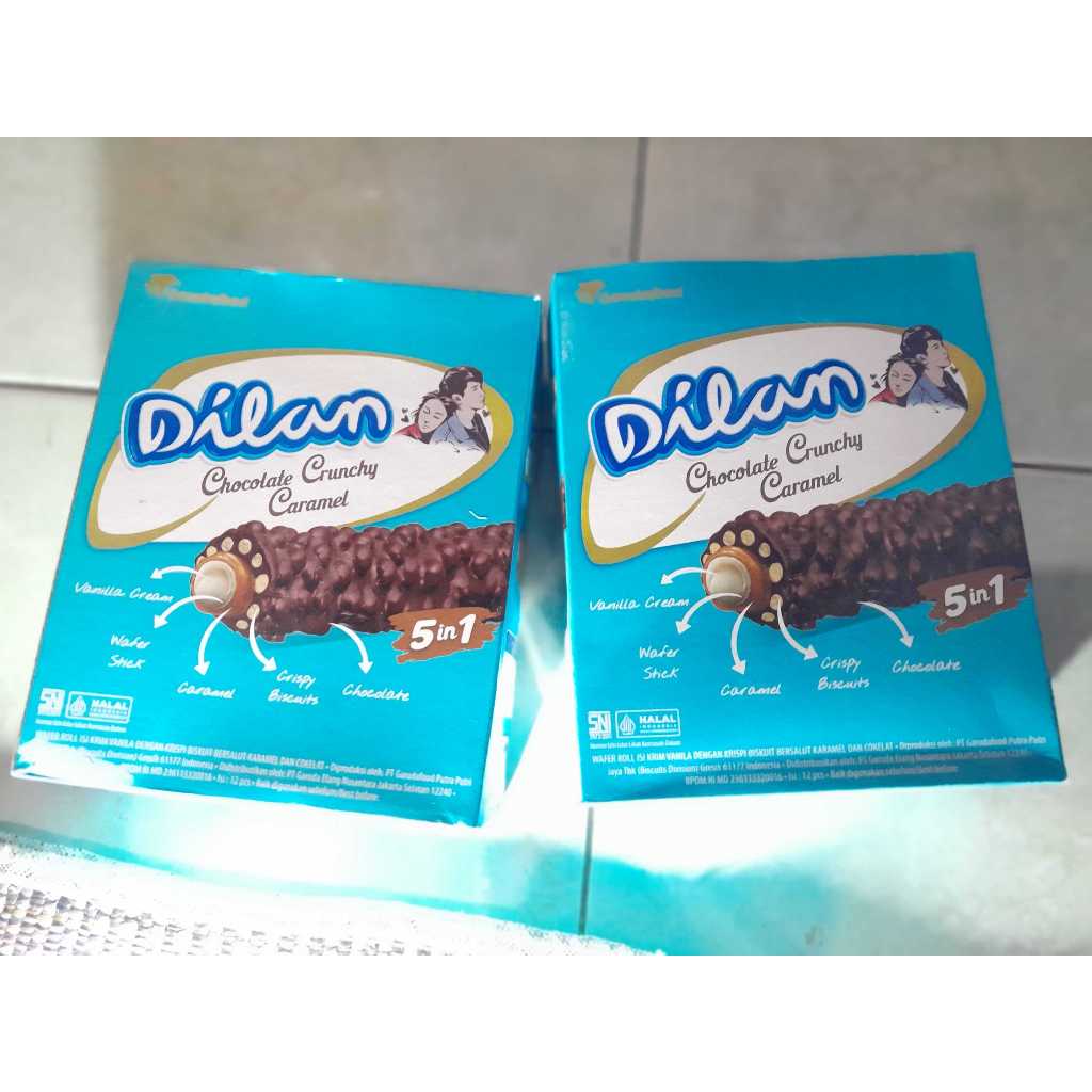 

GARUDA FOOD Dilan BOX Coklat isi 12 pcs camilan coklat