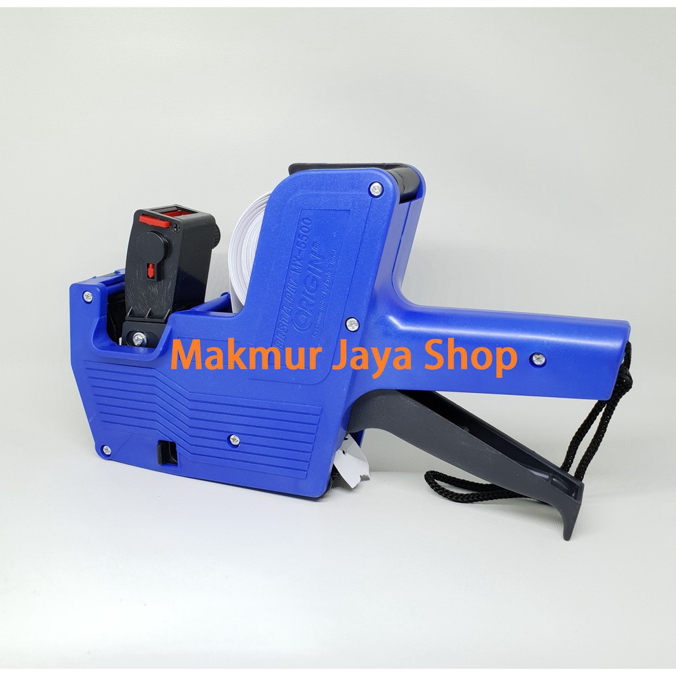 

KODE D73T Price Labeller Mesin Label Harga Origin OPL55 1Line Biru